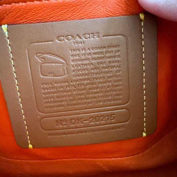 Coach Shoulder Bag DK 20215 - RED - Picture 8 of 8